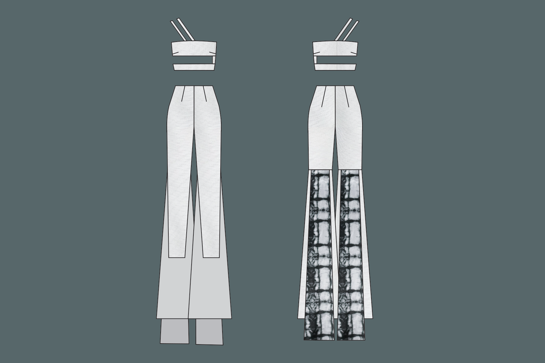 Garment Flat Drawings